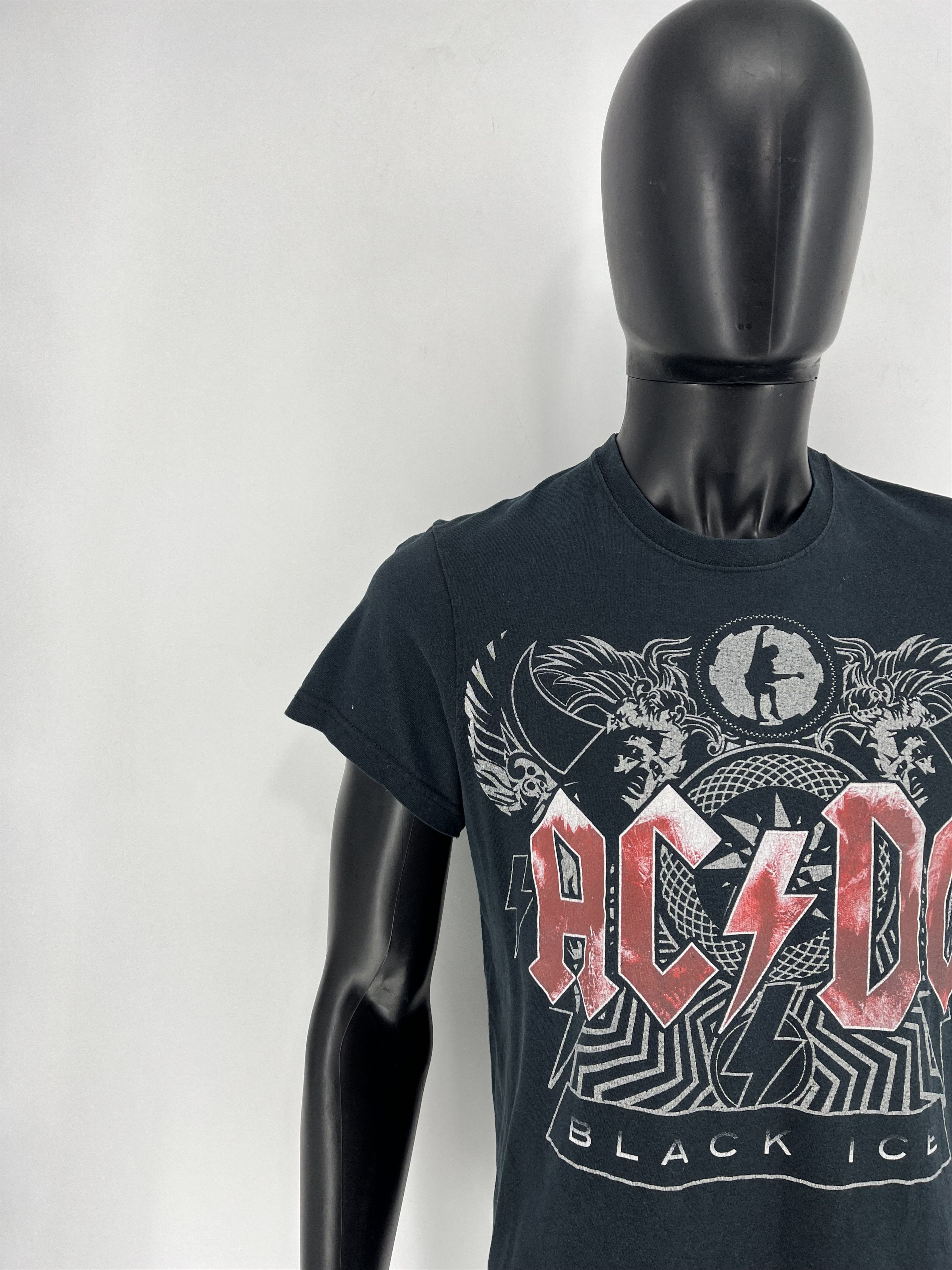 Band Tees × Vintage VINTAGE ACDC BLACK ICE TEE Heavy Metal Rock T-Shirt Like Size US M / EU 48-50 / 2 - 6 Thumbnail