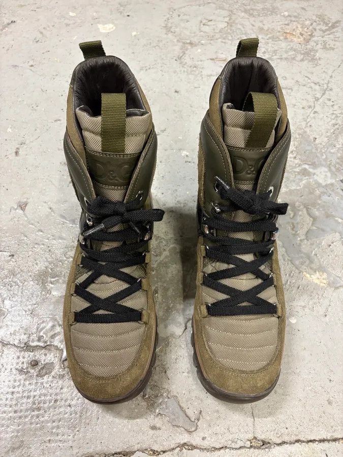 Dolce & Gabbana FW2010 Dolce & Gabbana Olive Moutain Beige High Shoes Size US 7.5 / EU 40-41 - 3 Thumbnail