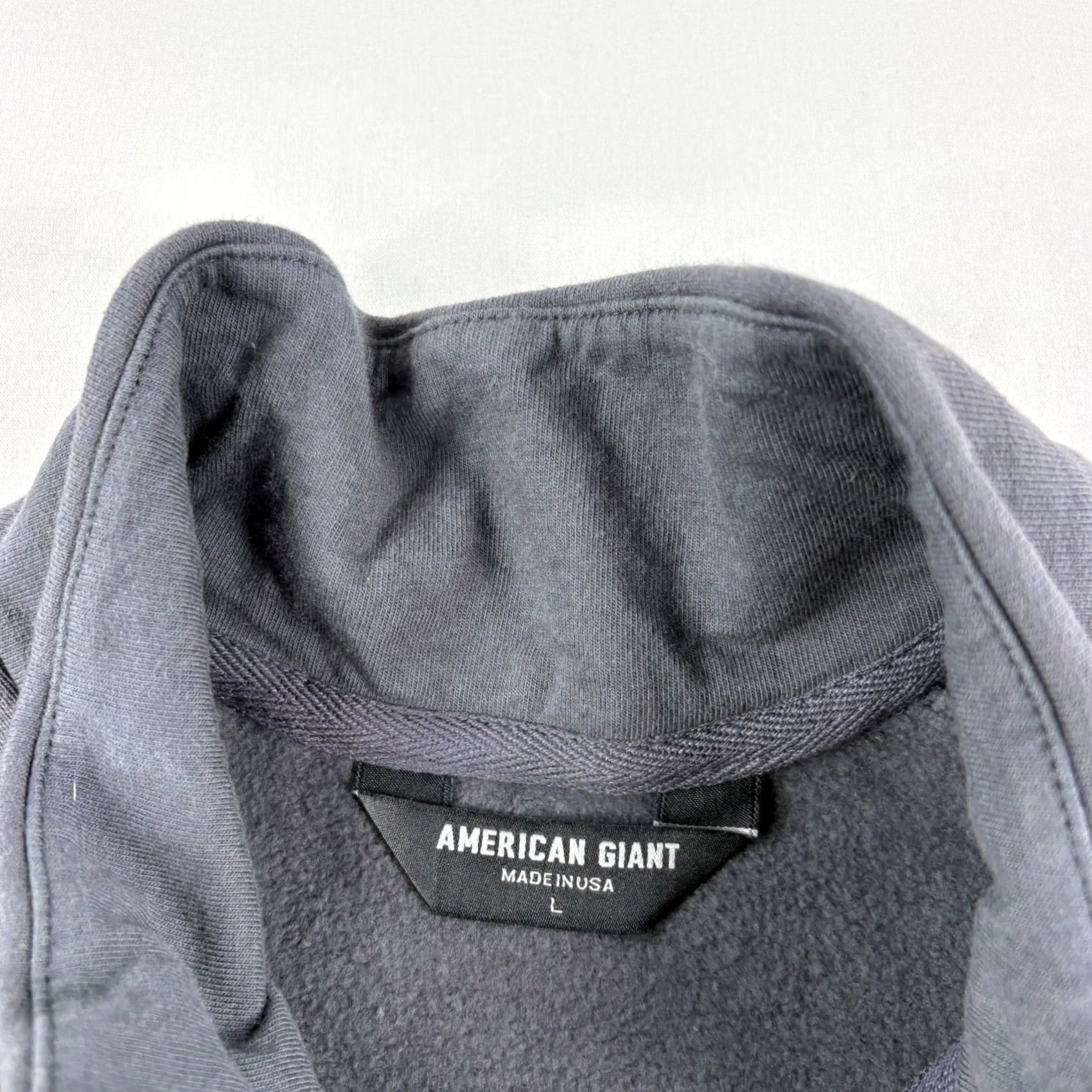 Vintage VINTAGE American Giant Jacket Men L Gray Bomber Full Zip Heavyweight Workwear Size US L / EU 52-54 / 3 - 6 Thumbnail