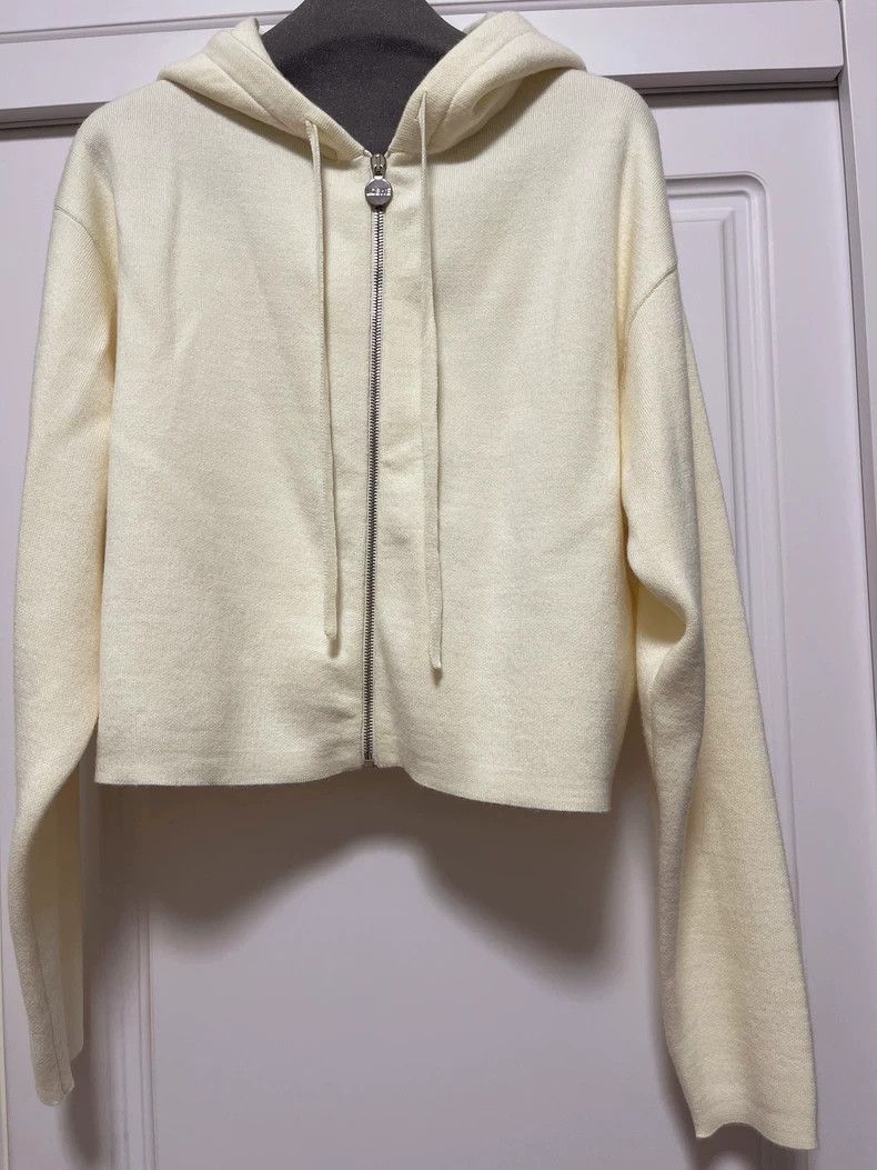 Loewe LOEWE White woolen coat Size S / US 4 / IT 40 - 2 Thumbnail
