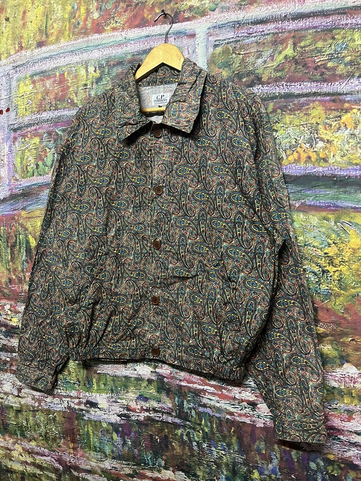 C.P. Company Vintage Cp Company Paisley Printed Button jacket Size US L / EU 52-54 / 3 - 7 Thumbnail