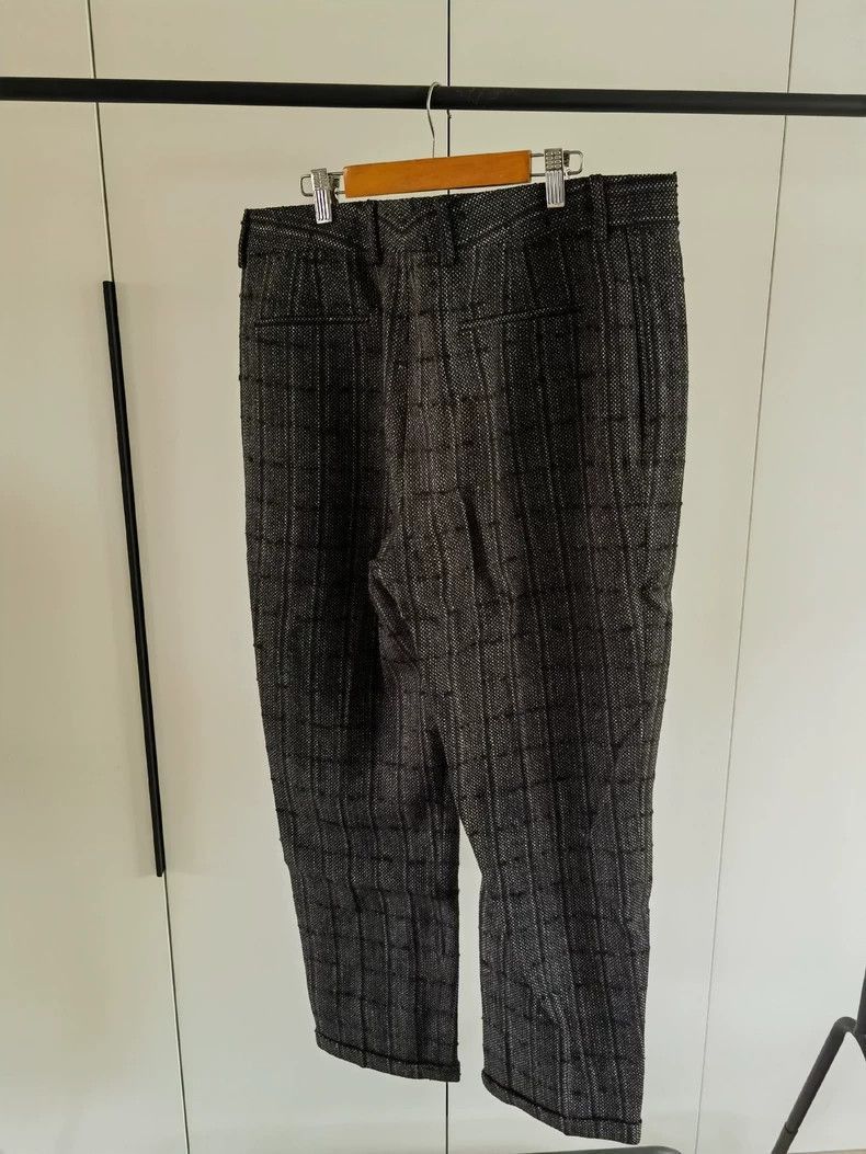 Saint Laurent Paris Saint Laurent Paris Grey black straight leg wide leg pants- Size US 44 / EU 60 - 5 Thumbnail