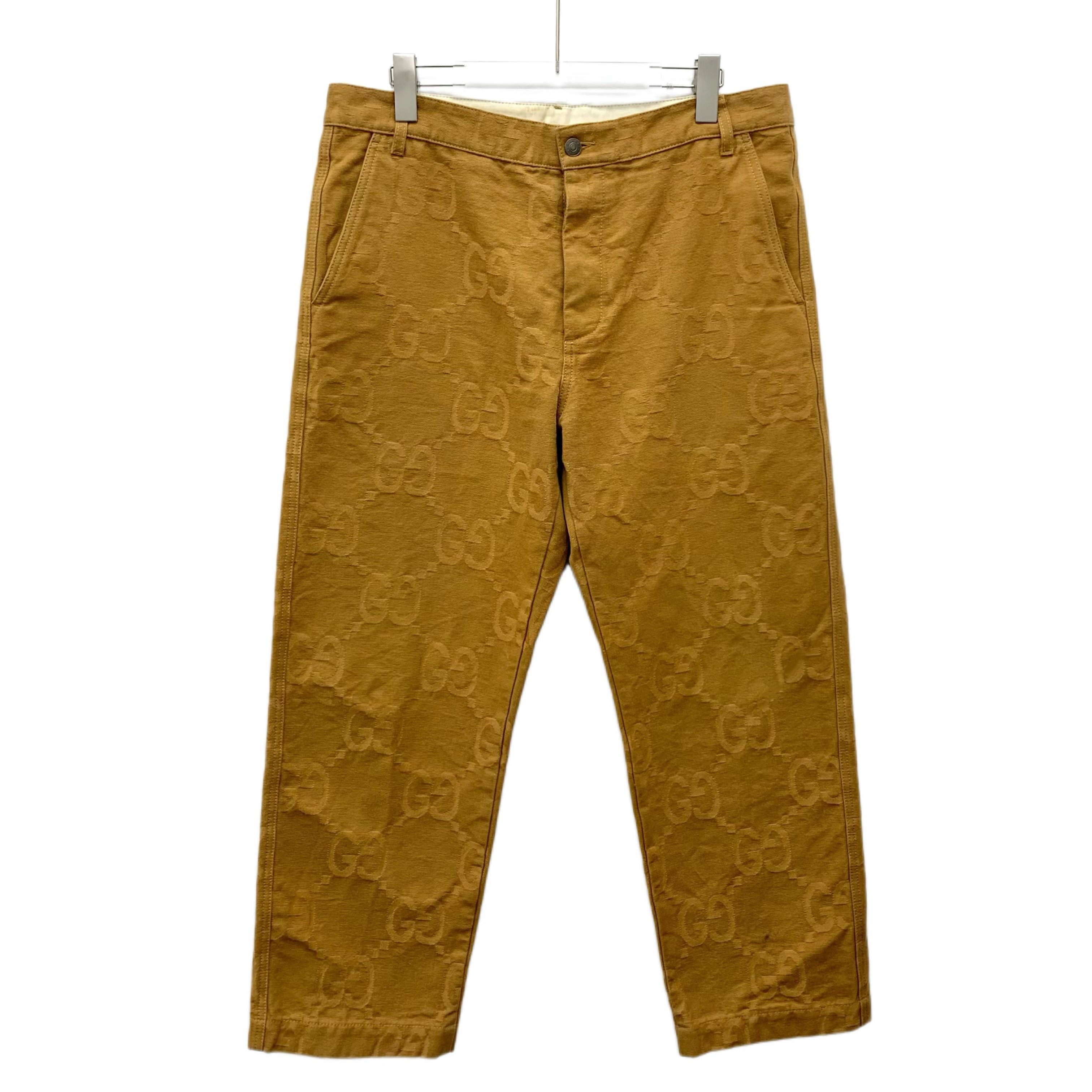 Gucci Gucci 23 Logo Jacquard Sweatpants Brown (50/L) Size US 34 / EU 50 - 1 Thumbnail