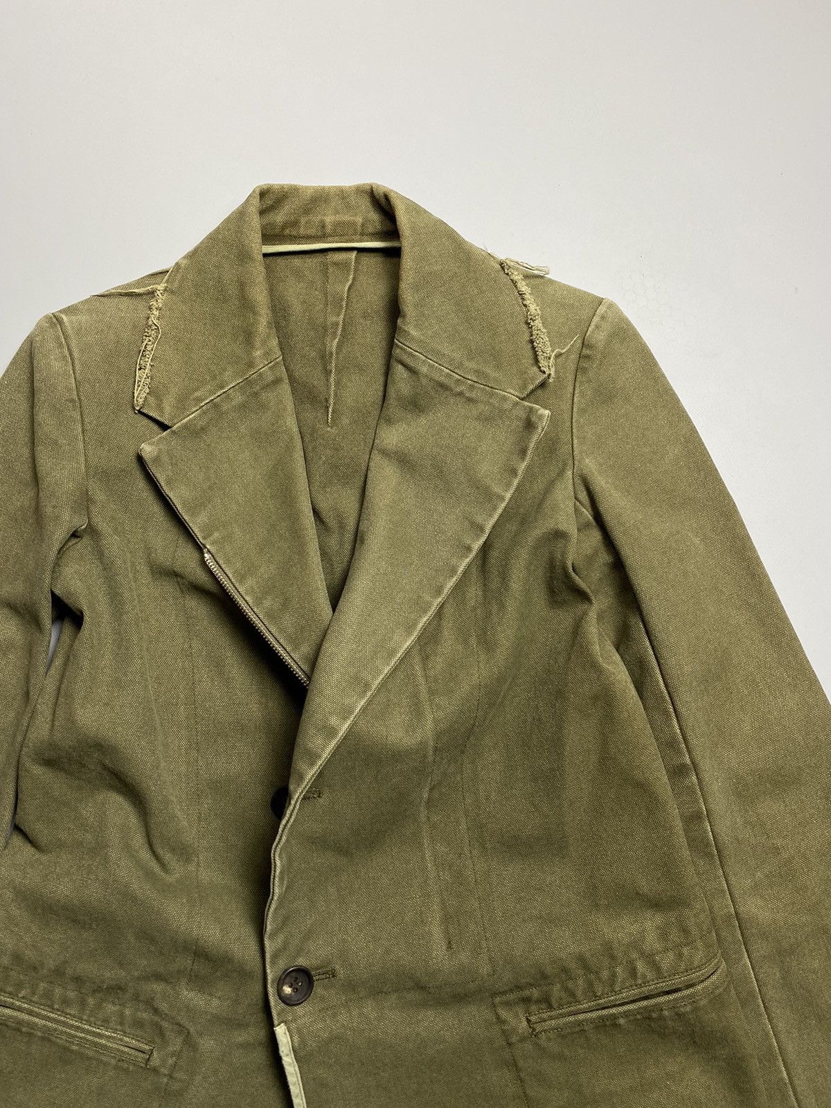 Vintage Yohji Yamamoto Y'S vintage distressed denim jacket size 2 Size XS / US 0-2 / IT 36-38 - 2 Thumbnail