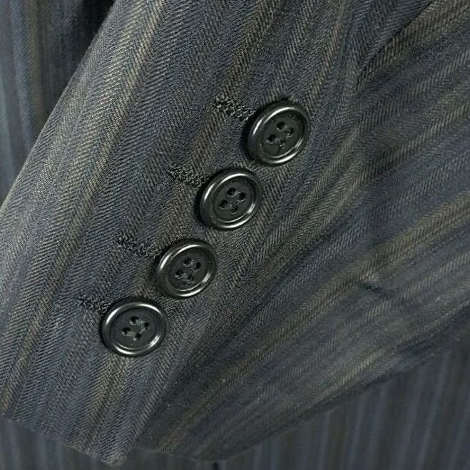 Vintage NALDINI Bertolini Lanificio Blazer Jacket 36R Super 150's Wool 3 Button ITALY Size 36R - 4 Thumbnail