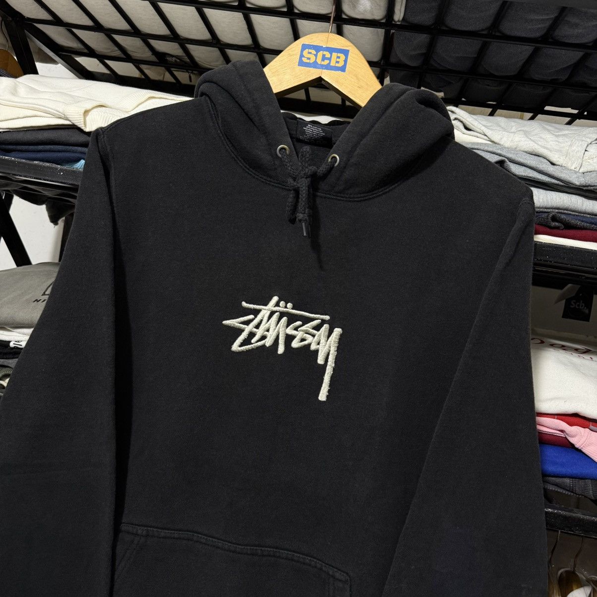 Stussy Stussy embroidered logo distressed hoodie Size US S / EU 44-46 / 1 - 2 Thumbnail