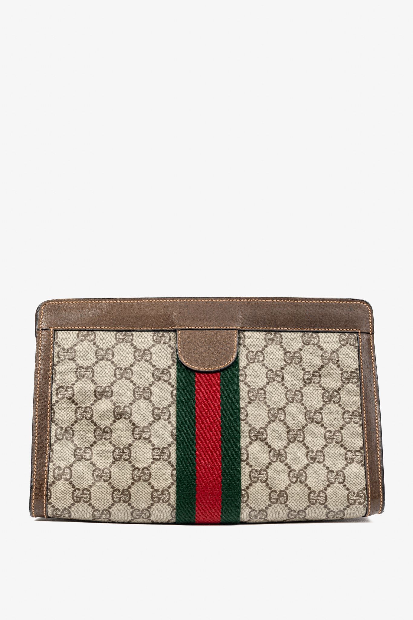 Gucci Gucci Accessory Collection GG Canvas Web Oversized Clutch Size ONE SIZE - 4 Thumbnail