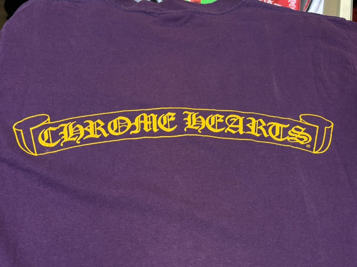 Chrome Hearts Rare Vintage Chrome Hearts Scroll Pocket Logo Long Sleeve Size US M / EU 48-50 / 2 - 10 Thumbnail