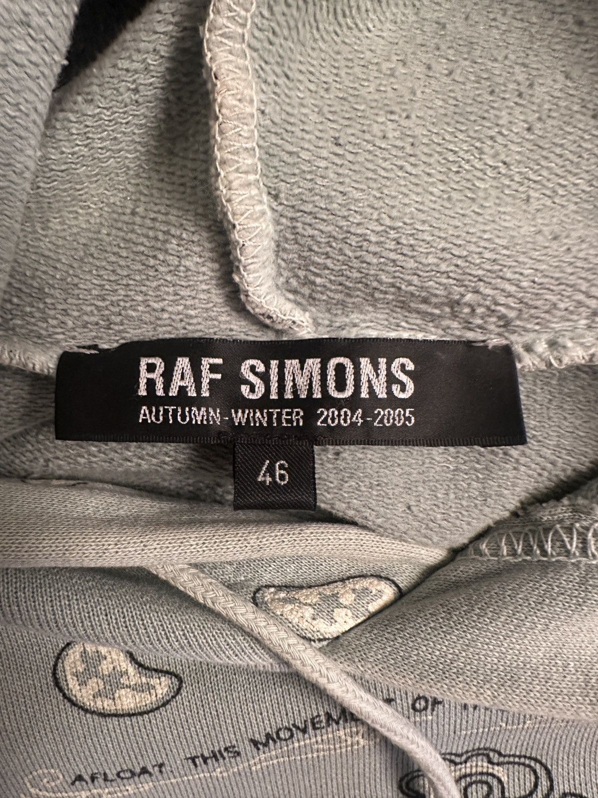 Raf Simons AW04 Waves Paisley Hoodie Size US L / EU 52-54 / 3 - 4 Thumbnail