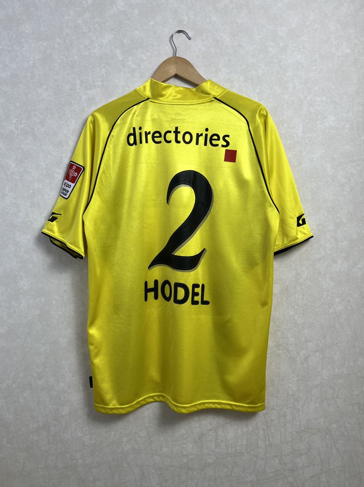 Vintage BSC Young Boys Home Football Jersey Hodel #2 Size US L / EU 52-54 / 3 - 9 Thumbnail