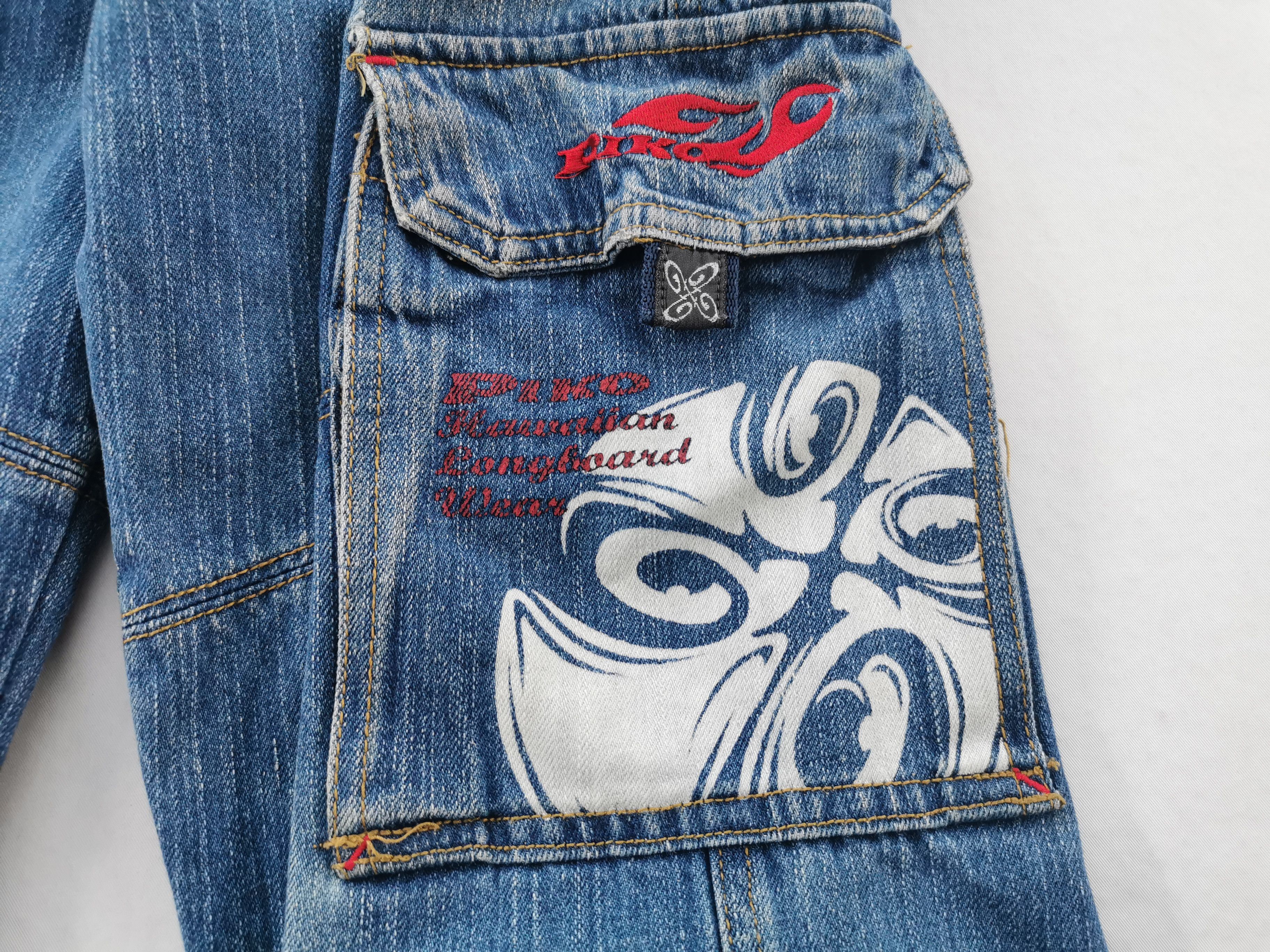 Vintage Vintage Piko Hawaiian Longboard Wear Cargo Denim Size M Size US 27 - 7 Thumbnail