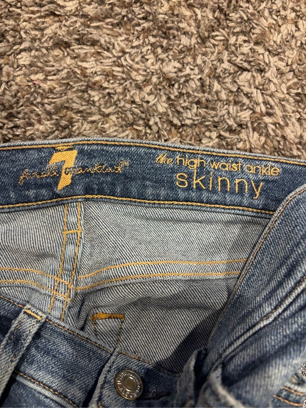 7 For All Mankind 7 For All Mankind Women's Skinny Jeans Size 27" / US 4 / IT 40 - 5 Thumbnail