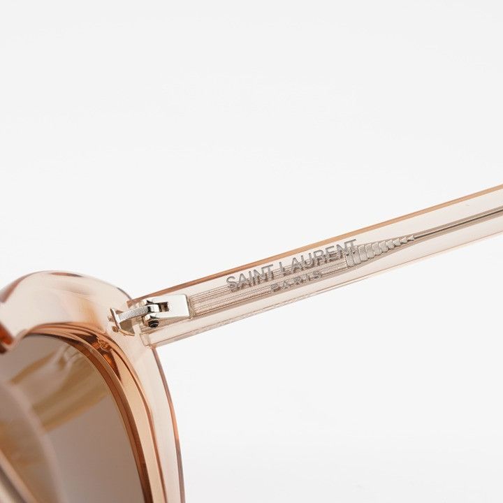 Saint Laurent Paris Saint Laurent SL181 LOU LOU 020 Sunglasses Nude Heart Frame Size ONE SIZE - 8 Thumbnail