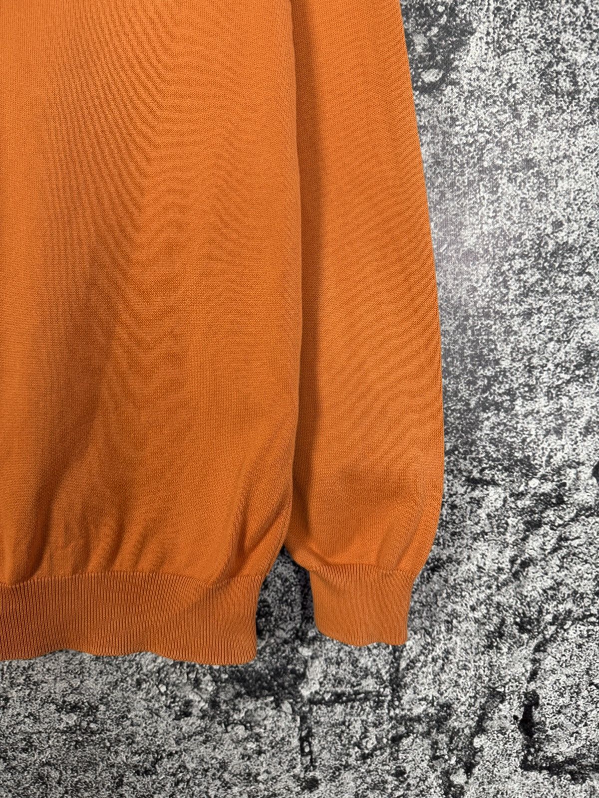 Barbour Barbour Kelso V-Neck Burnt Orange Sweater Pullover Size M Size US M / EU 48-50 / 2 - 15 Thumbnail