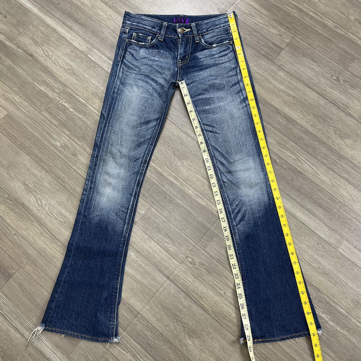 Japanese Brand 2000s Sly Japan Clawmark Distressed Punk Bootcut Flare Jeans Size US 26 / EU 42 - 23 Thumbnail