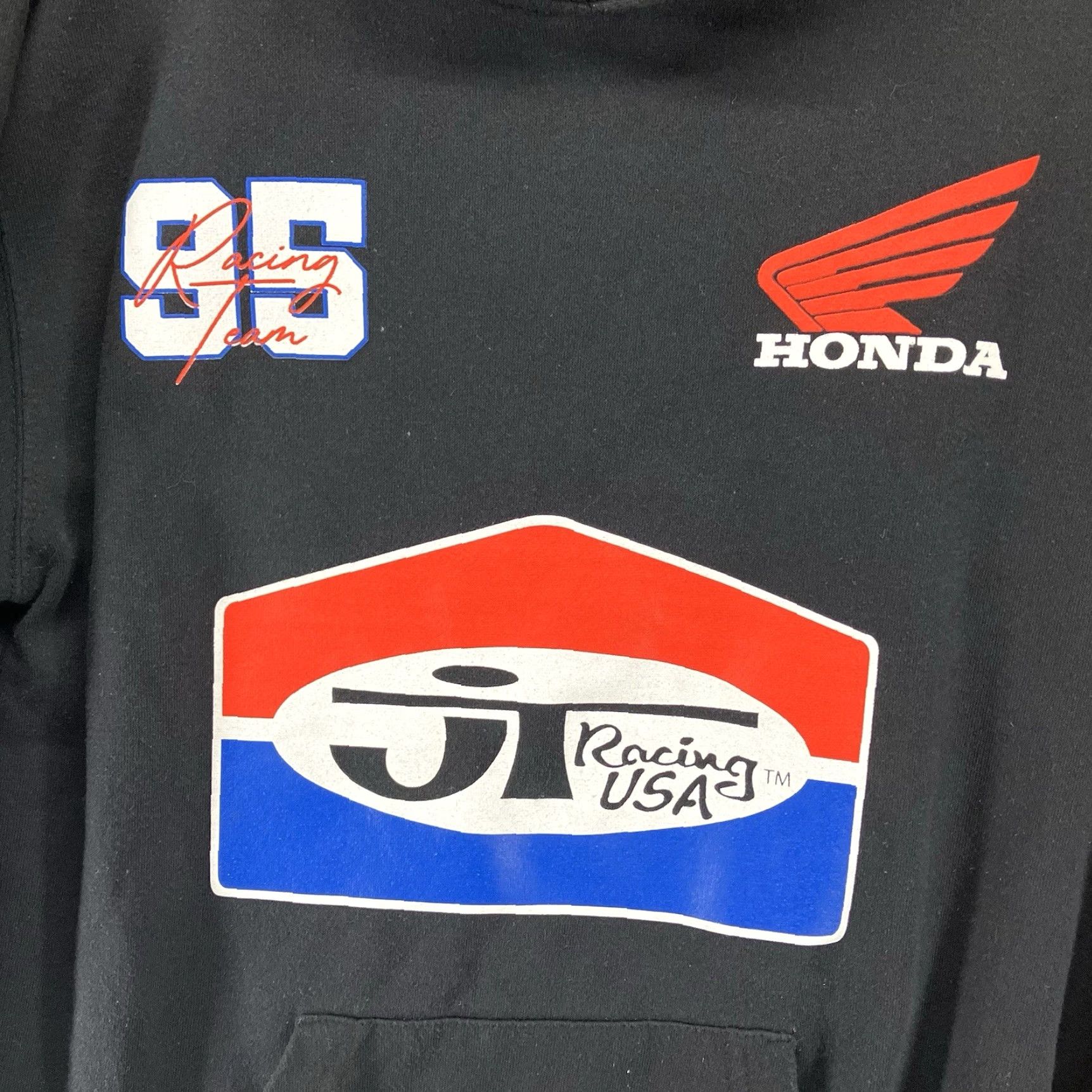 Honda Honda Hoodie Sweatshirt Black-M JT Racing Motorcycle Factory Adult Small Size US S / EU 44-46 / 1 - 3 Thumbnail
