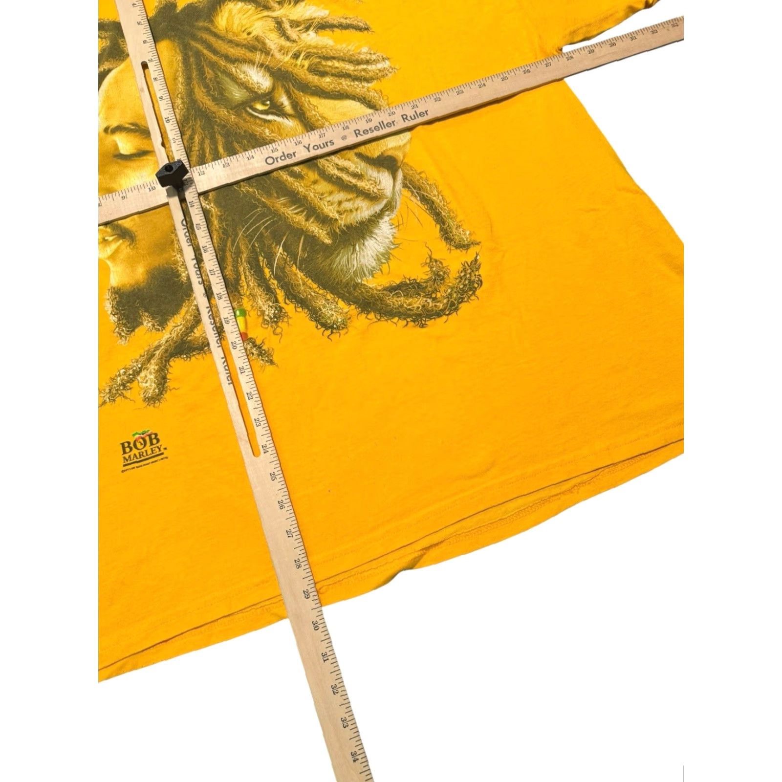 Vintage VINTAGE Bob Marley T Shirt 3XL Zion Rootswear Reggae Rare Yellow Mens Regular Crew Neck Graphic Print 3XL Yellow Bob Marley MPN C-015 Size US XXL / EU 58 / 5 - 7 Thumbnail
