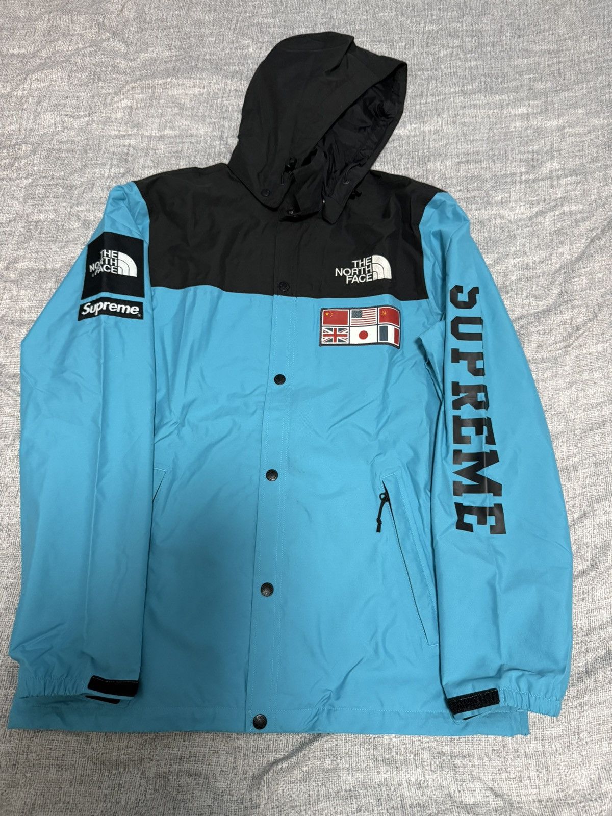 Supreme × The North Face Supreme tnf north face teal flag expedition coach Jacket Size US M / EU 48-50 / 2 - 1 Thumbnail