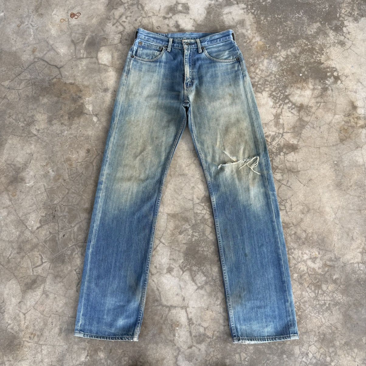 Levi's Vintage Clothing W30x33 Vintage Levi's 503 Faded Rusty Ripped Denim Jean Size US 30 / EU 46 - 1 Thumbnail