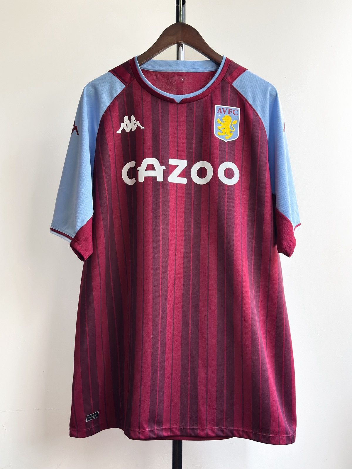 Kappa Kappa Aston Villa FC AVFC 2021/22 Soccer Jersey Blokecore Size US XXL / EU 58 / 5 - 1 Thumbnail