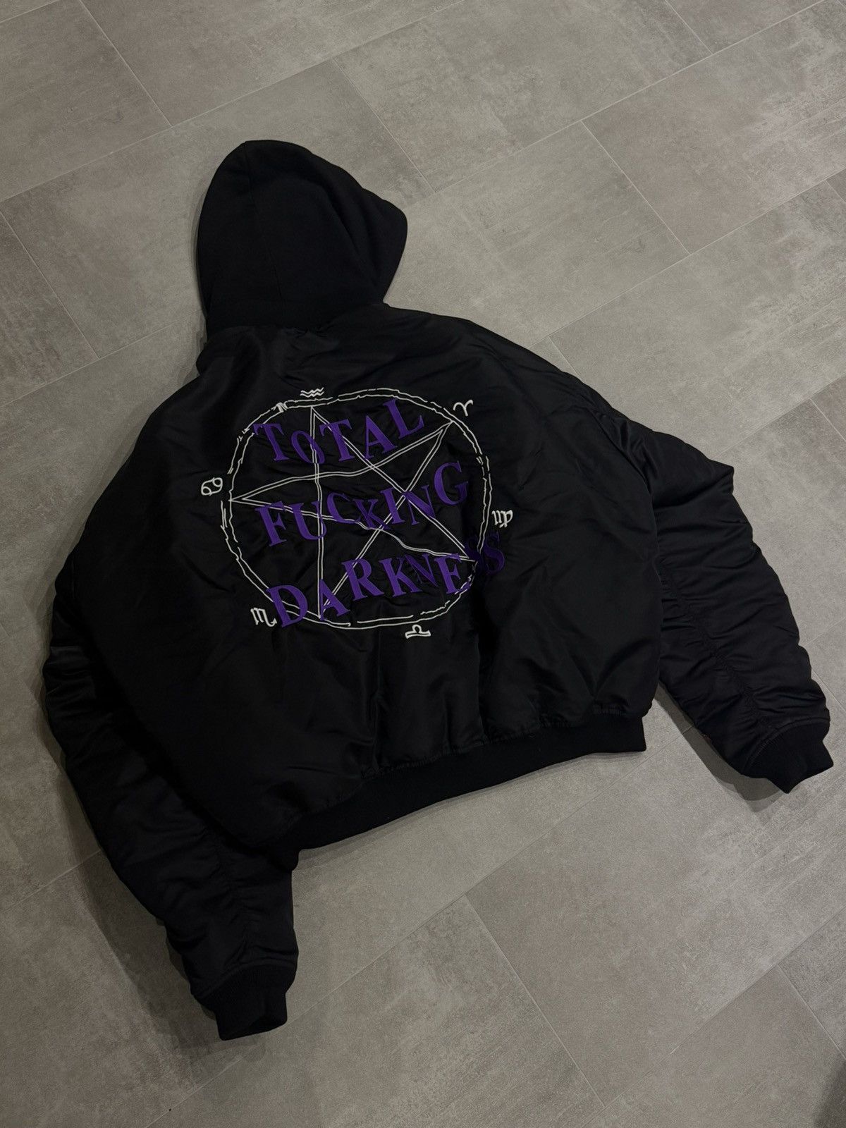 Vetements Total Fucking Darkness Bomber