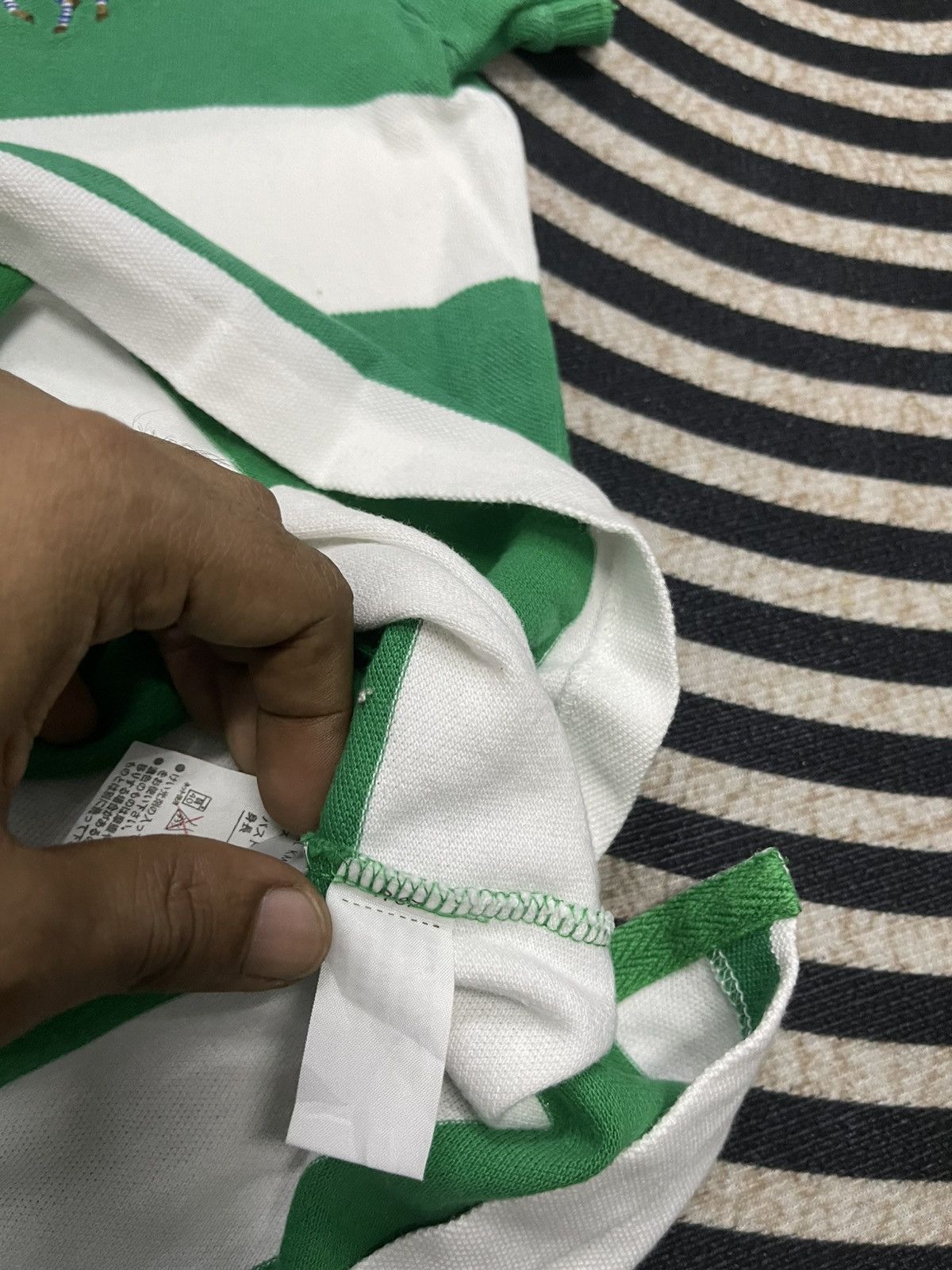 Polo Ralph Lauren 2000s POLO RALPH LAUREN BIG PONY STRIPES NO 3 POLO SHIRT Size L / US 10 / IT 46 - 13 Thumbnail
