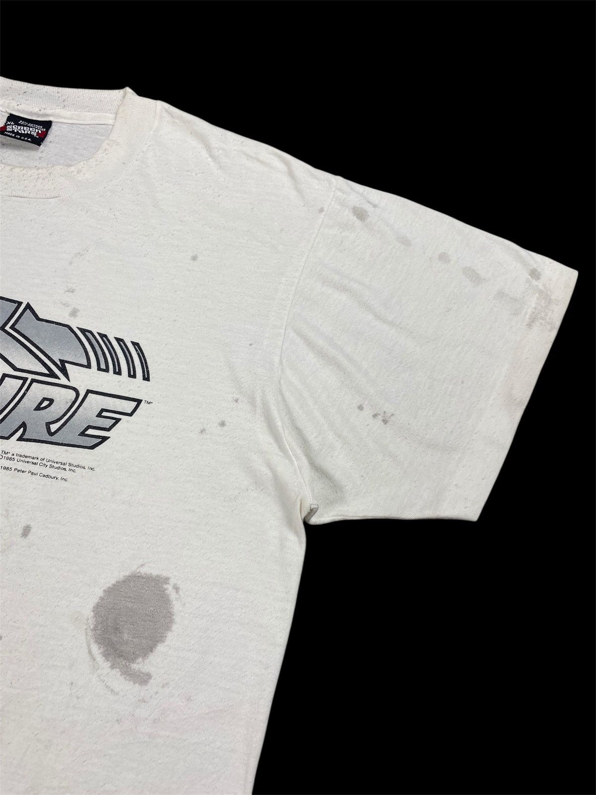 Vintage Vintage Back To The Future 1985s Movie T-Shirt Size US XL / EU 56 / 4 - 6 Thumbnail