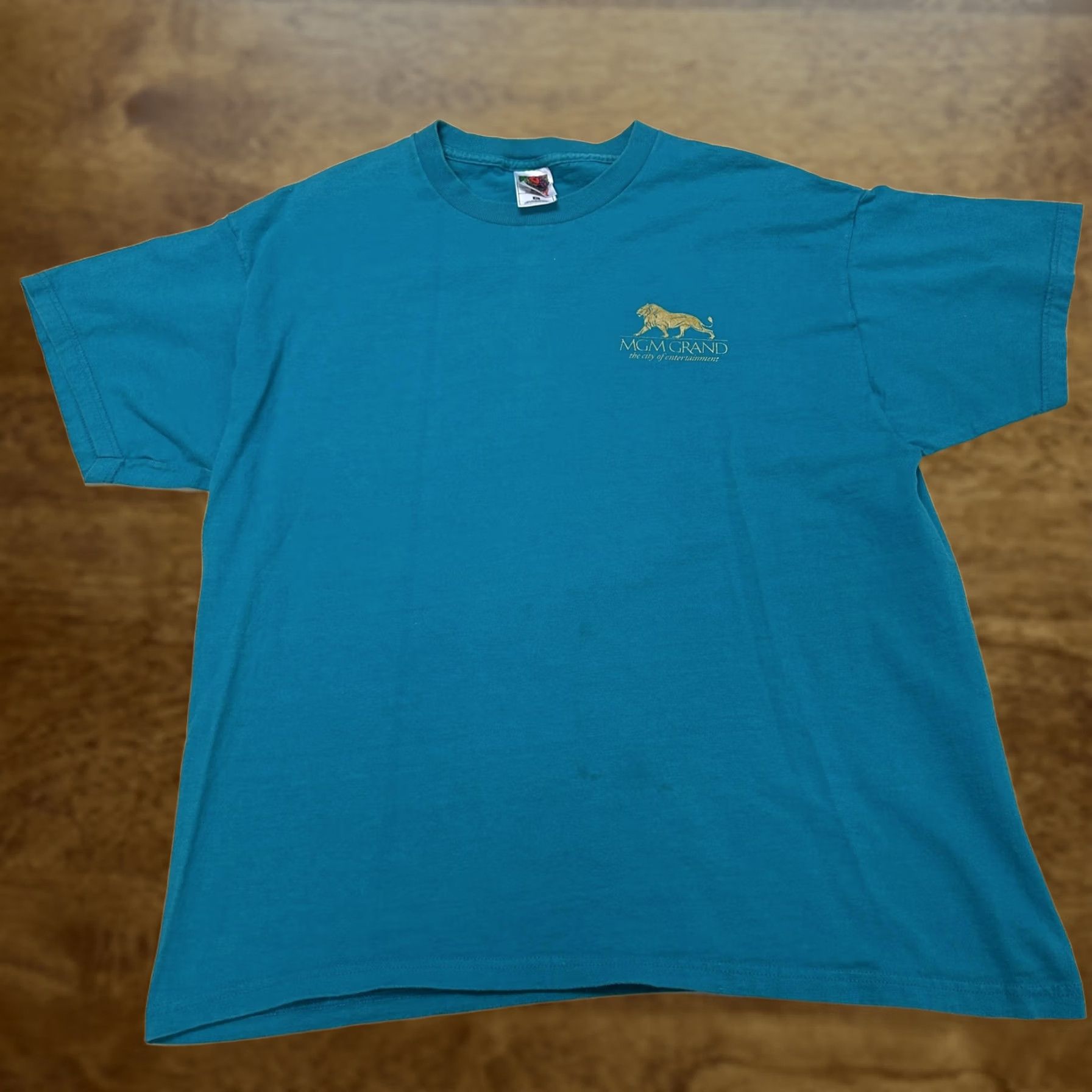 Fruit Of The Loom MGM Grand Las Vegas Shirt Mens XL Blue Casino Tee Fruit Of The Loom Size US XL / EU 56 / 4 - 1 Thumbnail