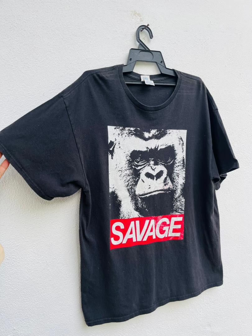 Japanese Brand × Vintage Vintage Savage Big Face Japanese Designer Fashion Style Size US L / EU 52-54 / 3 - 3 Thumbnail