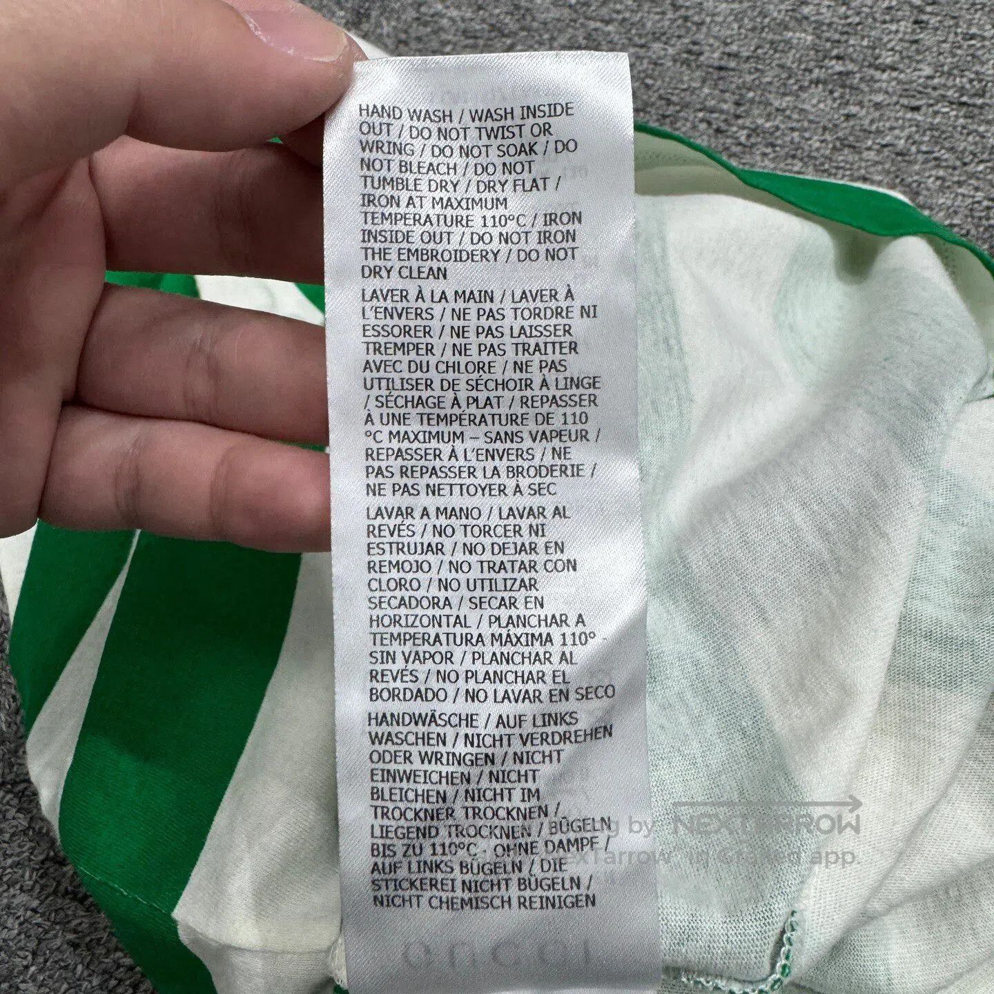 Gucci Guicci Short-sleeved shirt with embroidered letter pattern Size US S / EU 44-46 / 1 - 5 Thumbnail
