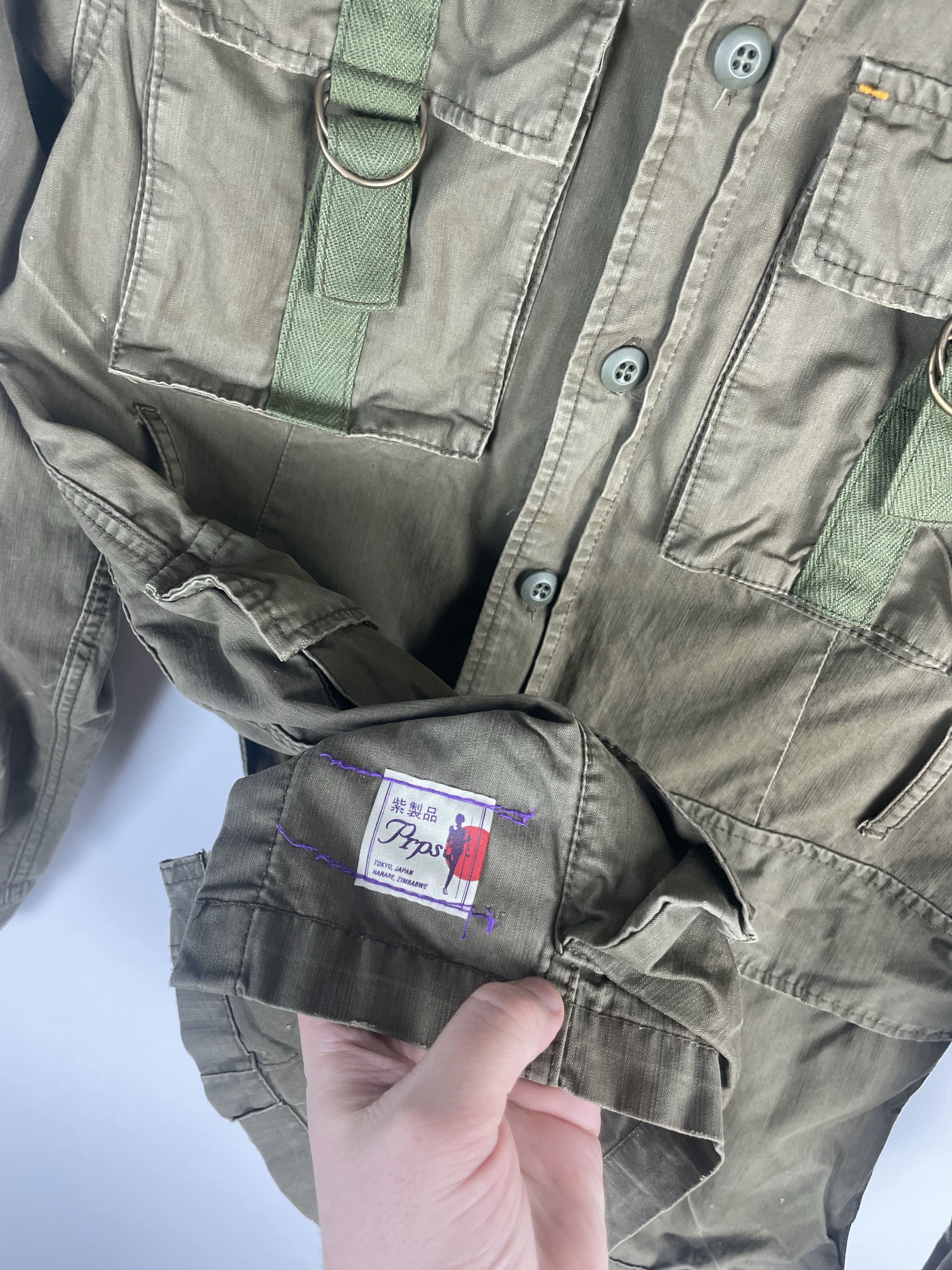 Japanese Brand Prps Made in Japan Mens Military Jacket Size US M / EU 48-50 / 2 - 8 Thumbnail