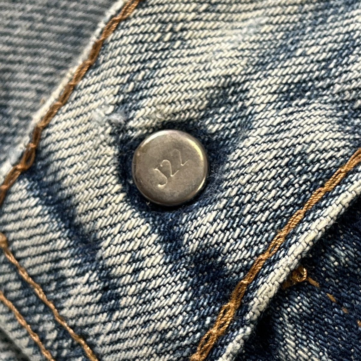 Levi's LEVIS 502XX Big E Button J22 Redline Selvedge Vintage 1991 Size US 28 / EU 44 - 13 Thumbnail