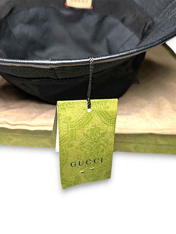 Gucci Black Gucci Jumbo GG Canvas Bucket Hat | Size XL Size ONE SIZE - 10 Thumbnail