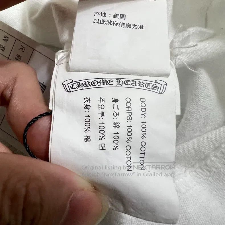 Chrome Hearts CHROME HEARTS Size S Short - sleeved t - shirt Size US S / EU 44-46 / 1 - 4 Thumbnail