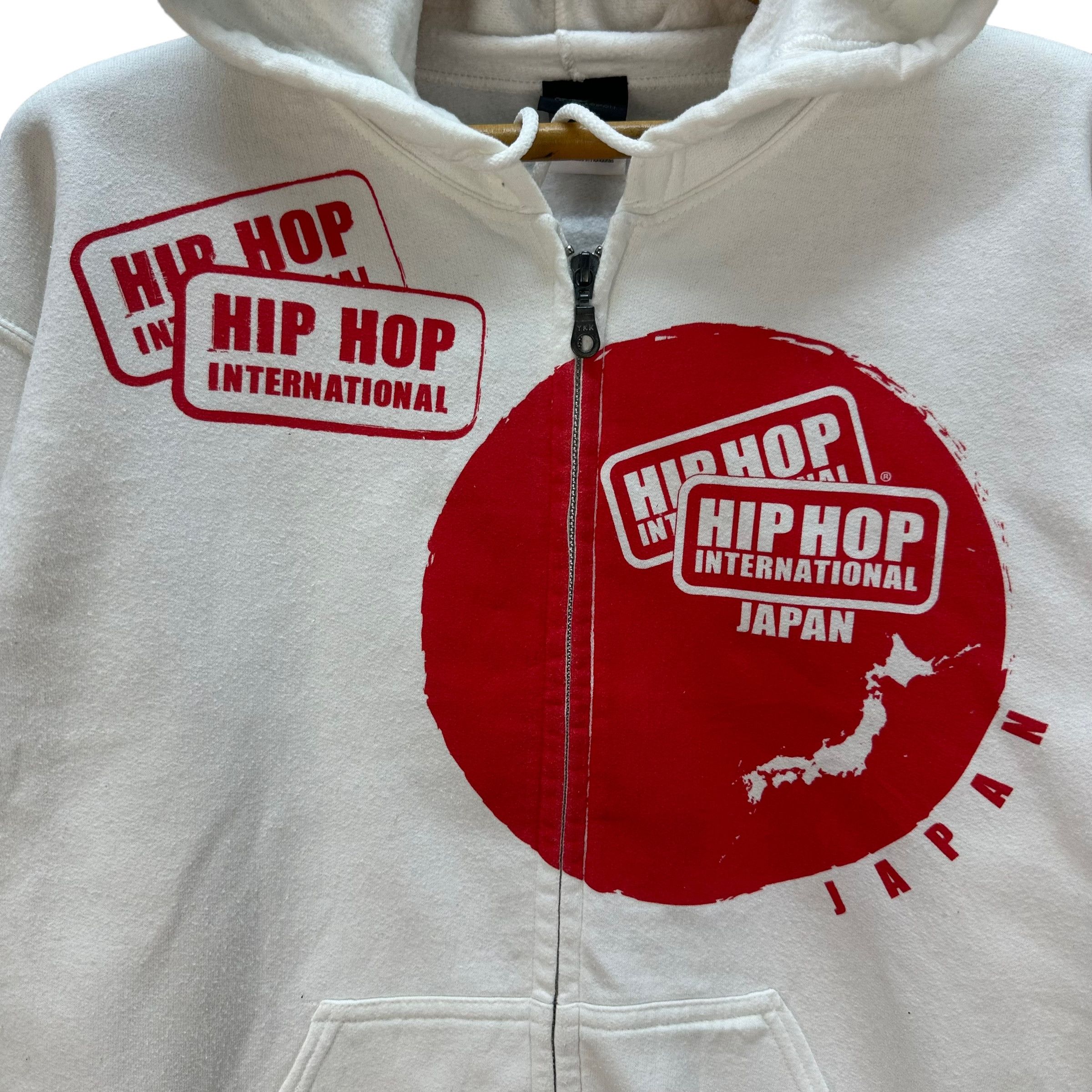 Japanese Brand HIP HOP INTERNATIONAL JAPAN ZIPPER HOODIES #8740-023 Size US M / EU 48-50 / 2 - 3 Thumbnail