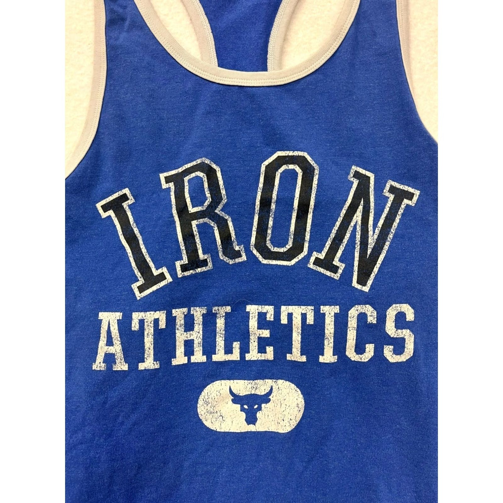 Under Armour Under Armour Project Rock Tank Top Men Medium Blue Athletic TankTop Activewear Mens Size US M / EU 48-50 / 2 - 4 Thumbnail
