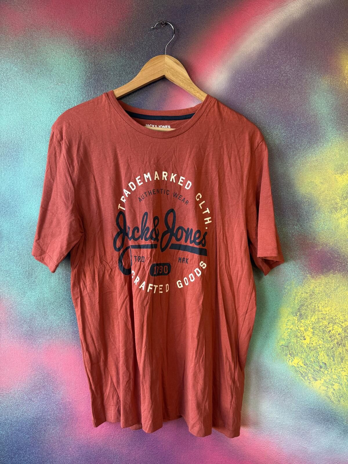 Other Jack & jones vintage style graphic t shirt - burnt orange Size US L / EU 52-54 / 3 - 1 Thumbnail