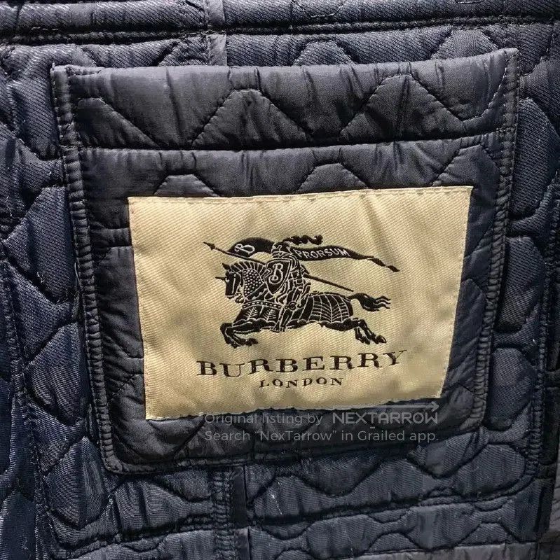 Burberry Burberry Men's Quilted Black Coat. Size US M / EU 48-50 / 2 - 5 Thumbnail