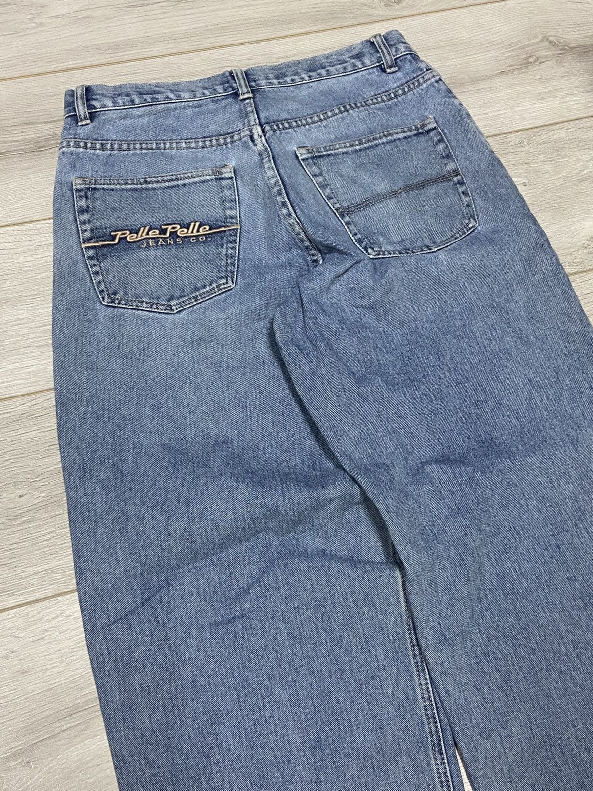 Pelle Pelle Pelle Pelle vintage wide jeans Size US 32 / EU 48 - 1 Thumbnail