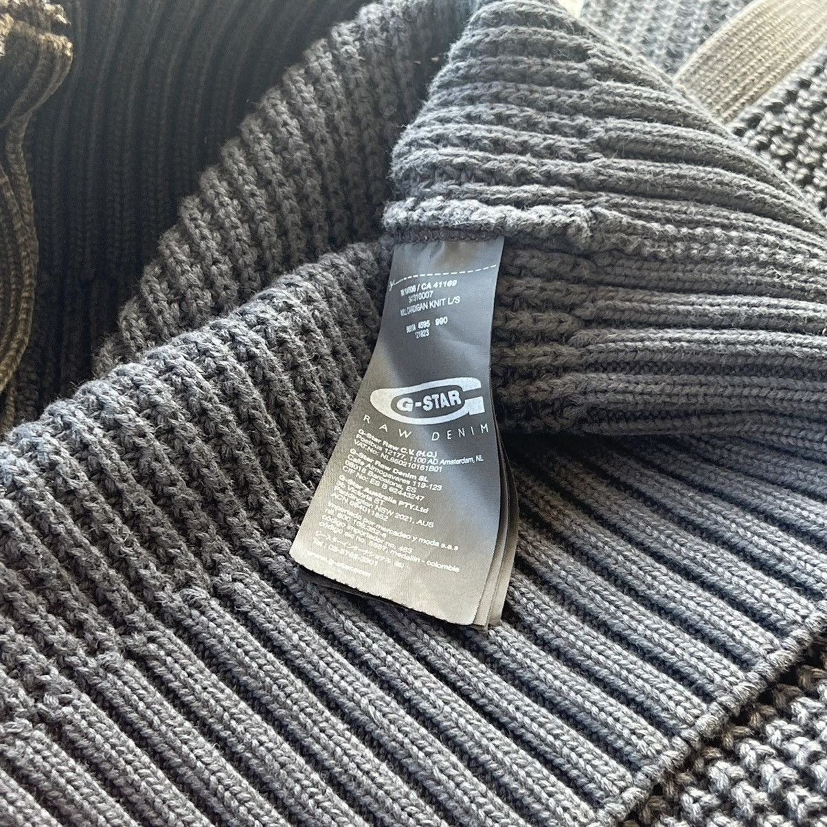G-Star G-Star Raw Vintage Sweater Knitwear Military Style Size US L / EU 52-54 / 3 - 7 Thumbnail