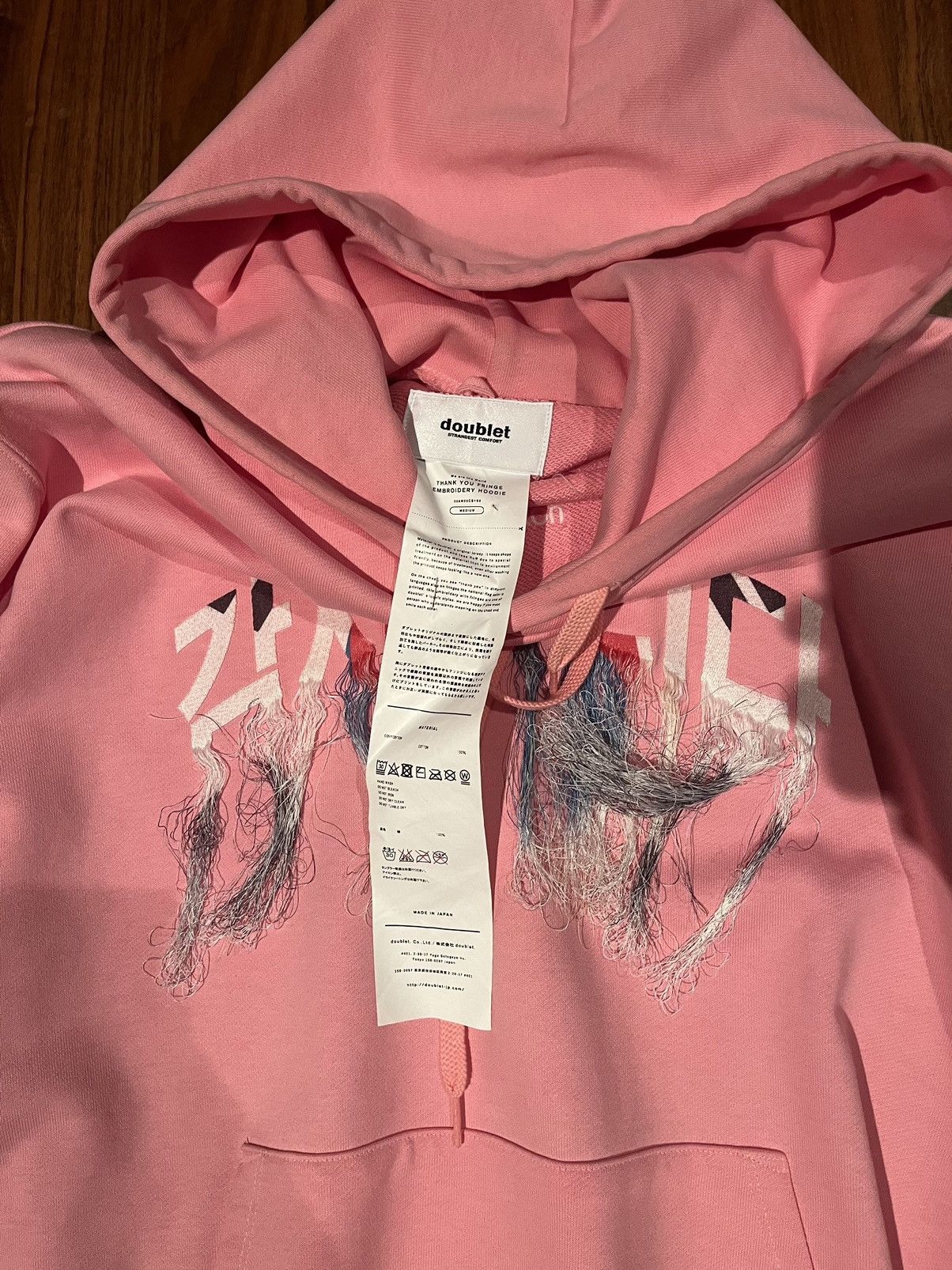 Doublet Doublet korea pink hoodie Size US M / EU 48-50 / 2 - 2 Thumbnail