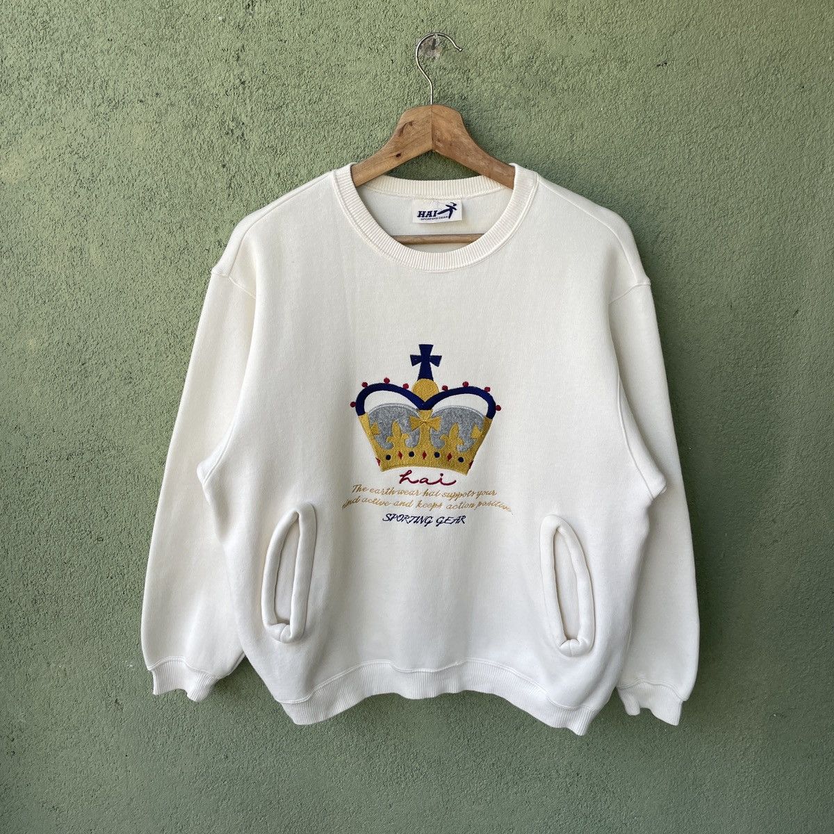 Hai Sporting Gear Vtg Issey Miyake High Sporting Gear Rare Sweatshirt Big Logo Size US M / EU 48-50 / 2 - 1 Thumbnail