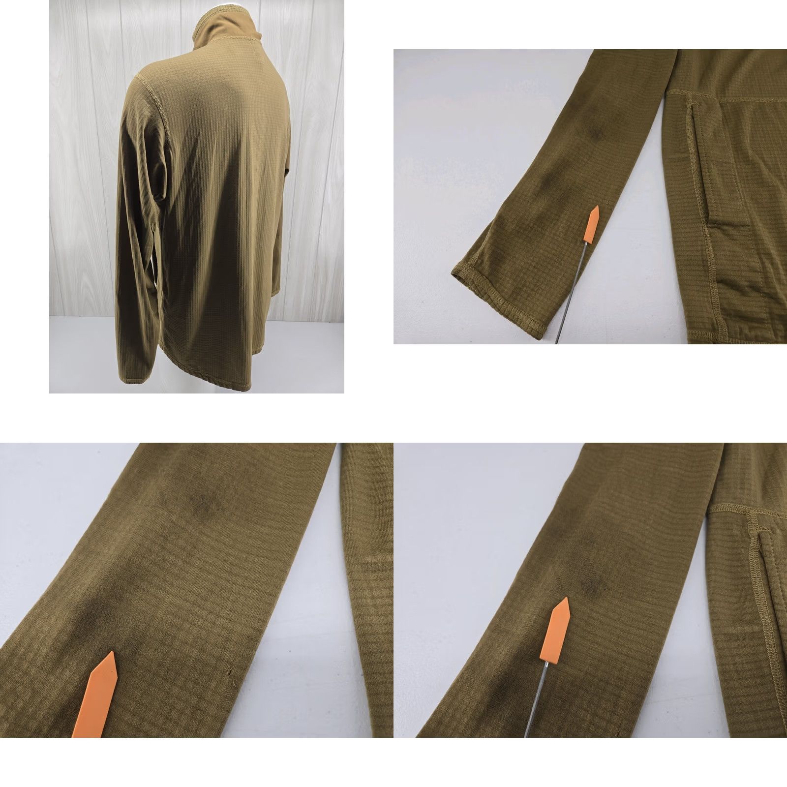 Vintage VINTAGE DISTRESSED USMC FROG Grid Pullover Coyote Brown Flame Resistant Peckham Med Reg Size US M / EU 48-50 / 2 - 9 Thumbnail