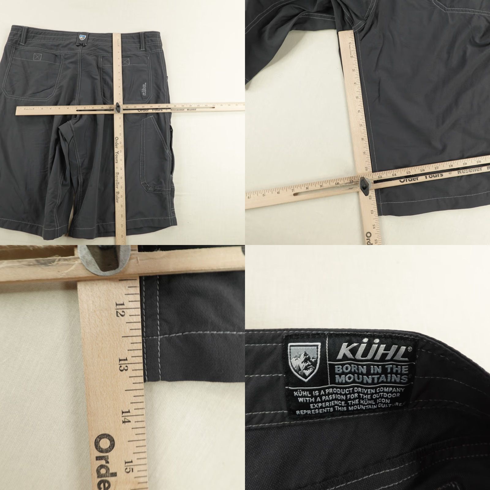 Vintage Kuhl Mens Shorts Cargo 40 Adult Gray Nylon Spandex Renegade Outdoor Hiking Size US 40 / EU 56 - 8 Thumbnail