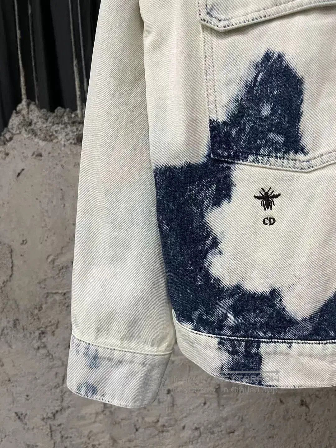 Dior Dior Tie-Dye Denim Jacket. Size US XS / EU 42 / 0 - 6 Thumbnail