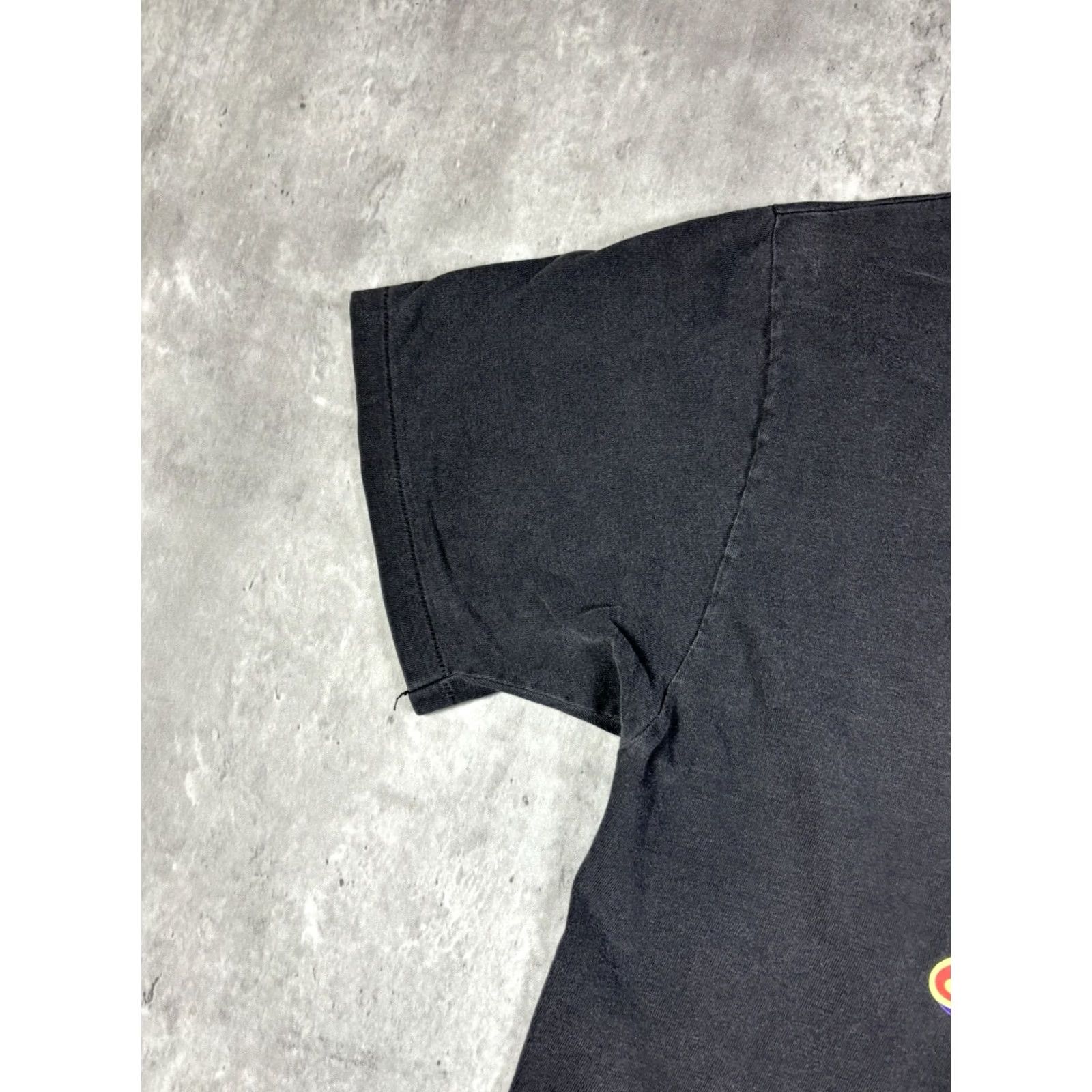 Hanes VINTAGE Hanes Black T-Shirt Mens 90s Graphic Print Crew Neck Short Sleeve Size L Vintage 90s Theme Size US L / EU 52-54 / 3 - 3 Thumbnail