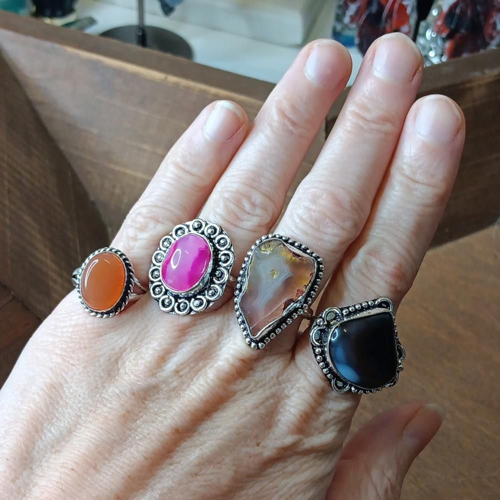 Designer Ring lot, 12 ring, size 8-9 Size ONE SIZE - 2 Thumbnail
