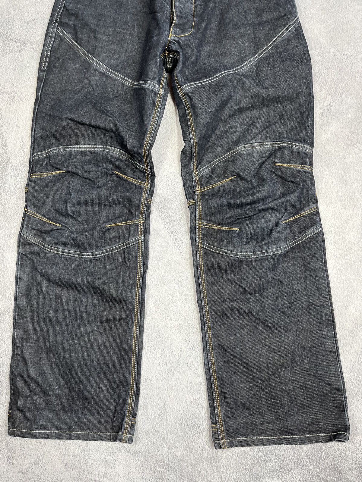 Japanese Brand × Vintage Vintage Y2K Japanese double knee jeans denim style size 32 Size US 32 / EU 48 - 3 Thumbnail