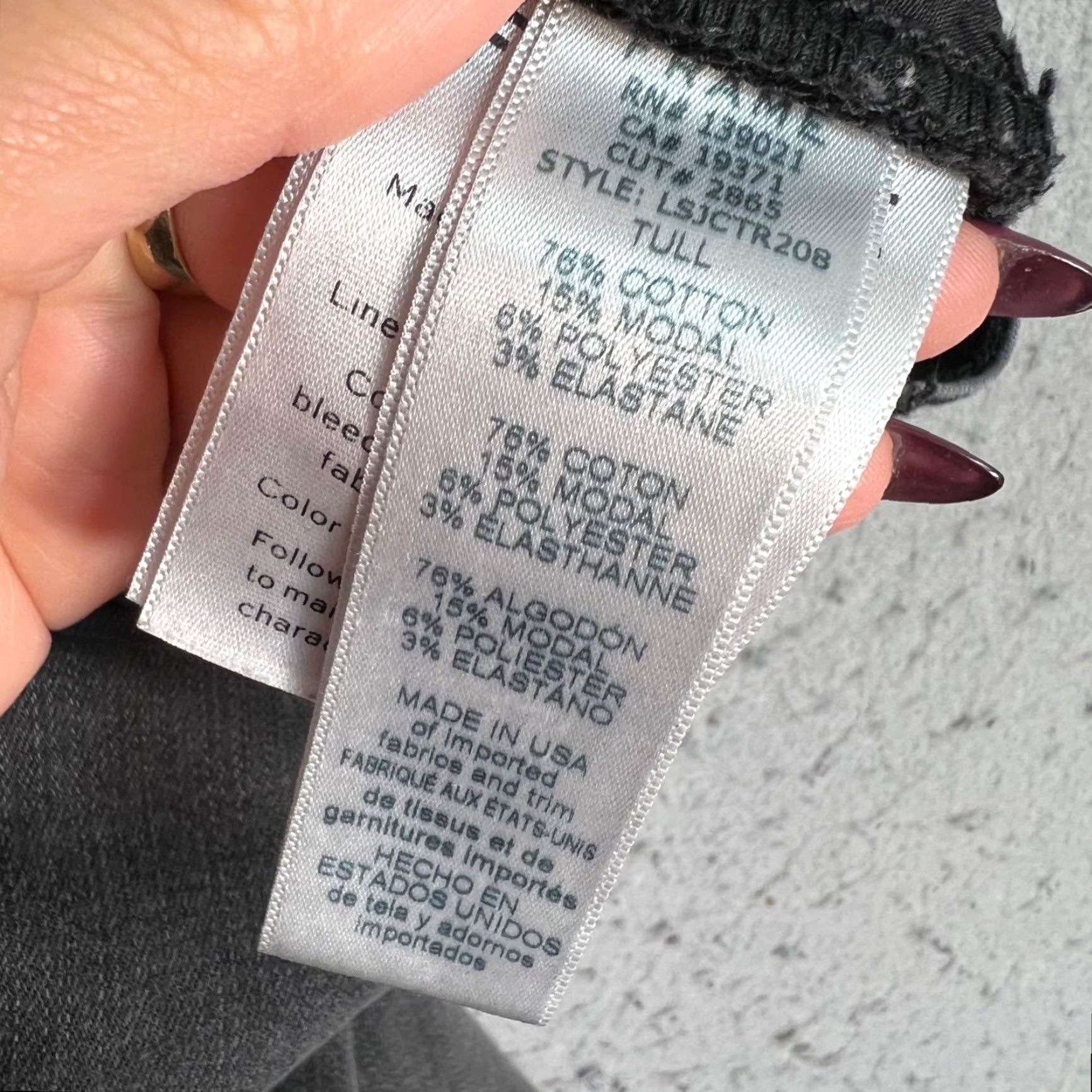 Frame FRAME Le Skinny De Jeanne Jeans Womens 29 Gray Denim Crop Distressed 5-Pocket Style Slim Jeans Girls Mens Size 29" - 5 Thumbnail