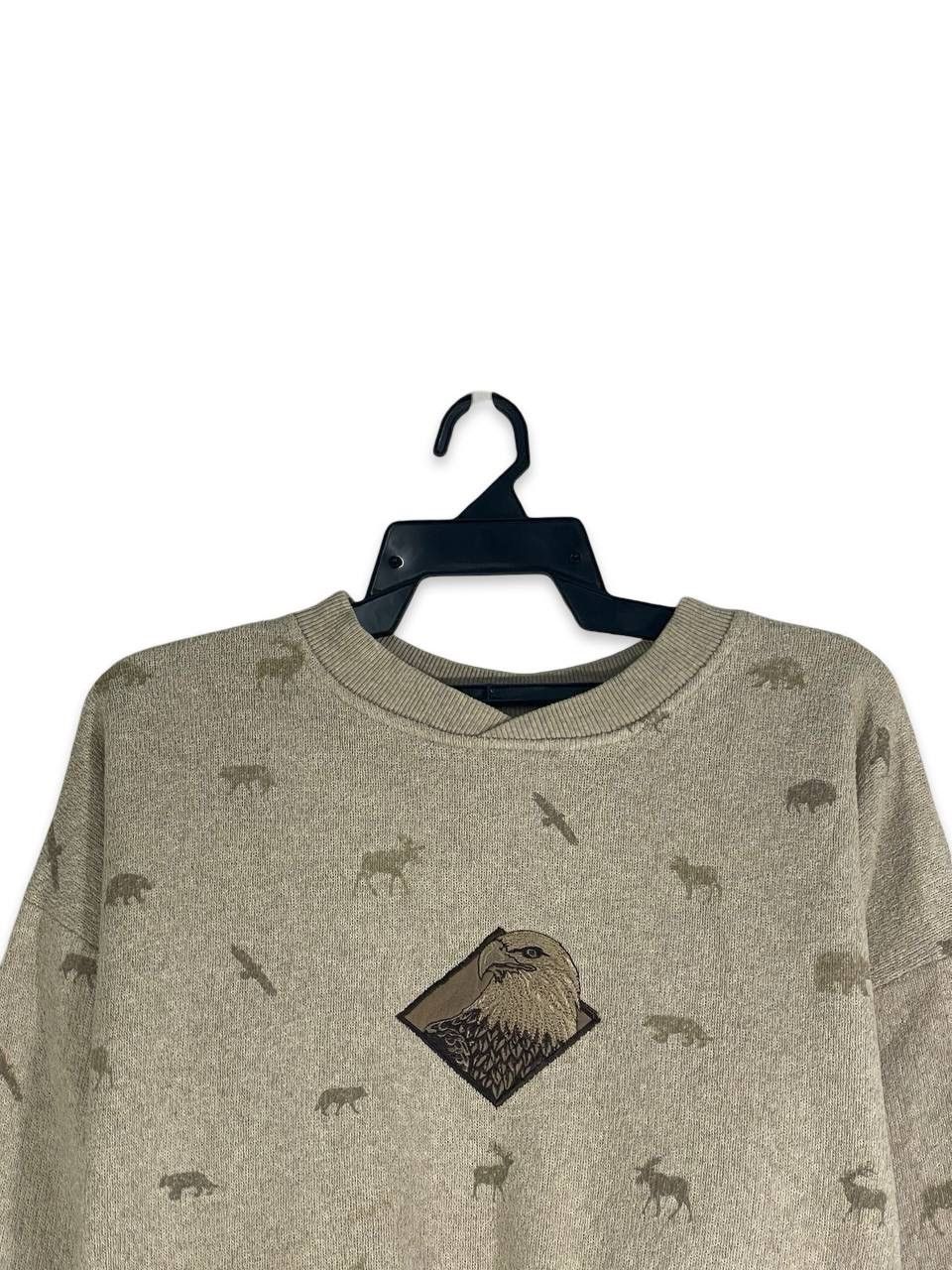 Other Vintage 90s eagle hawk wild birds animal fullprint XL Size US XL / EU 56 / 4 - 3 Thumbnail